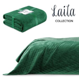Prikrývka na posteľ AmeliaHome Laila zelená