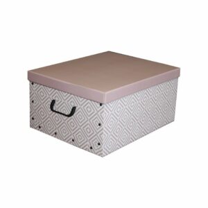 Compactor Skladacia úložná krabica - kartón box Compactor Nordic 50 x 40 x 25 cm