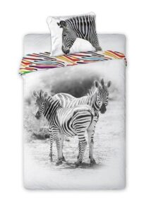 Bavlnená posteľná bielizeň Wild Zebra 160×200 cm