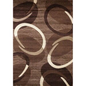 Spoltex Kusový koberec Florida 9828/02 brown Veľkosť 80 x 150 cm