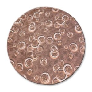 Okrúhly koberec DROPS Bubbles hnedý