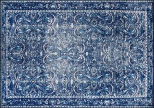 Koberec Dora Chenille III 75x150 cm modrý