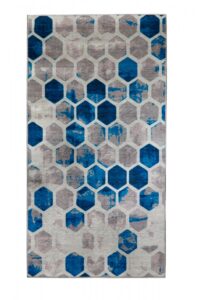 Koberec Ivy 80x200 cm modrý