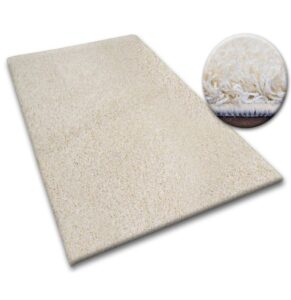 Kusový koberec SHAGGY Izebelie 5 cm krémový