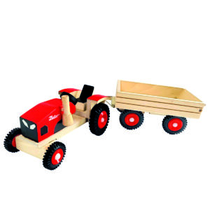 Bino Traktor - Zetor Farba červená