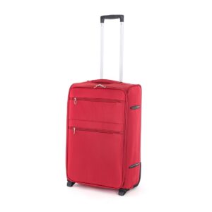 Pretty UP Cestovný textilný kufor TEX15 M, červená