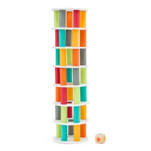 Woody Balančná hra Pisa veža Farba mix farieb