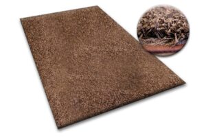 Kusový koberec SHAGGY Izebelie 5cm hnědý