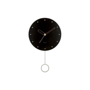Karlsson 5893BK dizajnové nástenné hodiny Farba čierna