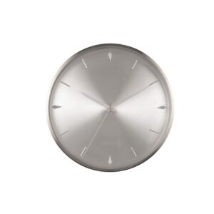 Karlsson 5896SI dizajnové nástenné hodiny Farba strieborná