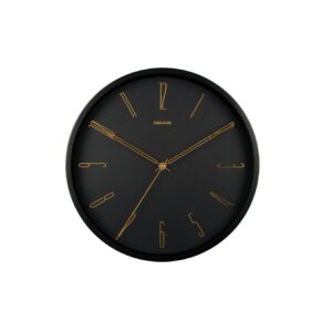 Karlsson 5898BK dizajnové nástenné hodiny Farba čierna