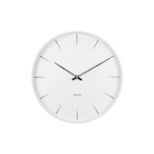 Karlsson Designové nástěnné hodiny KA5834WH Farba biela