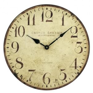 Lowell Clocks 21410 nástenné hodiny Farba hnedá