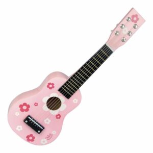 Vilac Gitara ružová s kvetmi Farba ružová