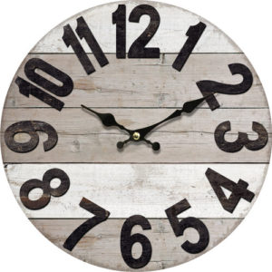 Drevené nástenné hodiny Vintage wood