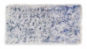 Kusový koberec s vysokým vlasom OMBRE 120 x 160 cm – modrý