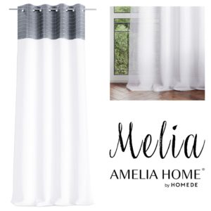 Záclona AmeliaHome Melia I biela