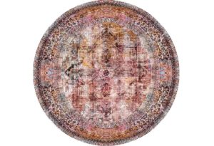 Okrúhly koberec Fusion Chenille 230 cm viacfarebný
