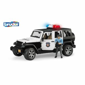 Bruder 02526 policajný Jeep Wrangler s policajtom a príslušenstvom