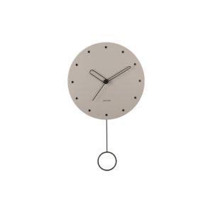 Karlsson 5893WG dizajnové nástenné hodiny Farba sivá