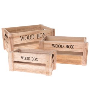 Sada drevených debničiek Wood Box