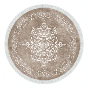 Okrúhly koberec Tapis 180 cm béžový