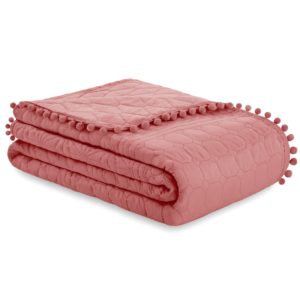 Prikrývka na posteľ AmeliaHome Meadore IV ružová
