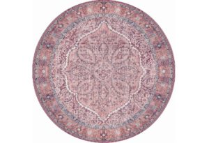 Okrúhly koberec Blues Chenille 230 cm červený