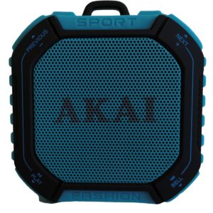 AKAI Vodeodolný prenosný reproduktor s Bluetooth ABTS-B7 Farba modrá