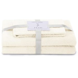 Sada 3 ks ručníků FLOSS klasický styl krémová