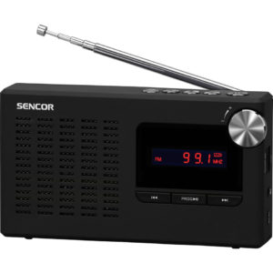 Sencor SRD 2215 PLL FM rádioprijímač Farba čierna