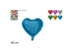 MAKRO – Balón srdce 46cm rôzne farby