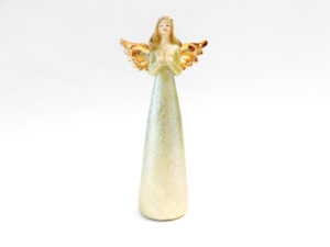 MAKRO - Dekorácia - Anjel zlatý medenný