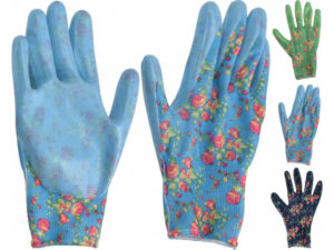 MAKRO - Rukavice záhradné Kvetinky rôzne farby