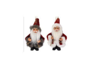 MAKRO - Santa Claus visiací 15cm rôzne druhy
