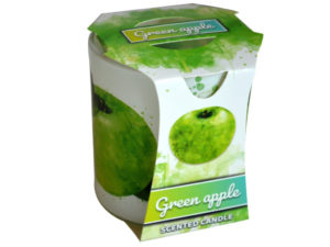 MAKRO – Sviečka v skle Green Apple