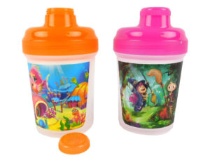 TVAR - Fľaša plast 300ml/450ml dekor detský motív rôzne motívy