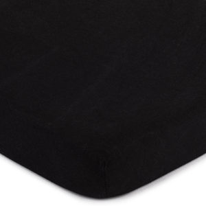 4Home Jersey prestieradlo čierna, 220 x 200 cm