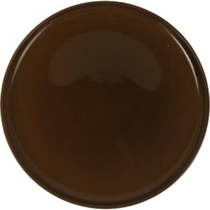 EH Plytký tanier DARK 27 cm, hnedá