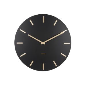 Karlsson 5716WH Dizajnové nástenné hodiny pr. 45 cm Farba čierna