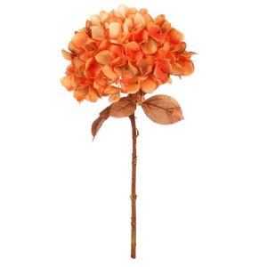 Umelá kvetina Hortenzia oranžová