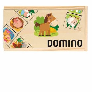 Woody Domino Domáce zvieratá, 19 x 10 x 5 cm