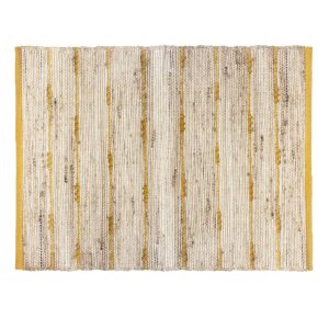 Dekoratívny jutový koberec Yellow Stripe 60×90 cm