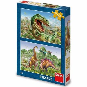 Dino Puzzle Súboj dinosaurov