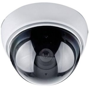 SOLIGHT maketa bezpečnostnej kamery na strop LED dióda 3 x AA 1D41 Farba strieborná