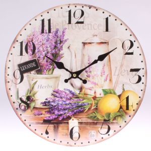 Drevené nástenné hodiny Levande, 34 cm