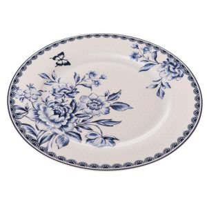 Porcelánový tanier Blue Rose