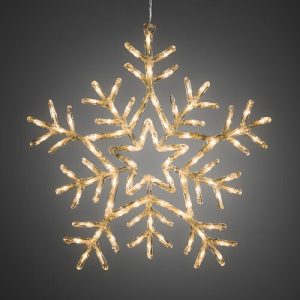 Vianočná vonkajšia dekorácia Snehová vločka 90 LED