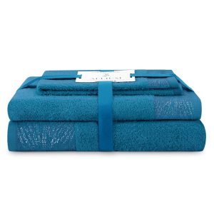 Sada 3 ks uterákov ALLIUM klasický štýl modrá
