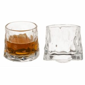 2-dielna sada hojdacích pohárov na whisky Rocks